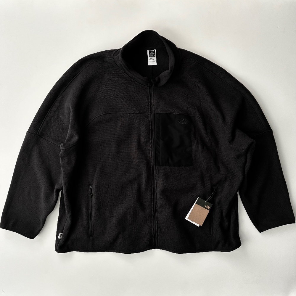 The North Face Nwt Big Front Range Black Full Zip Fleece Jacket 5X
